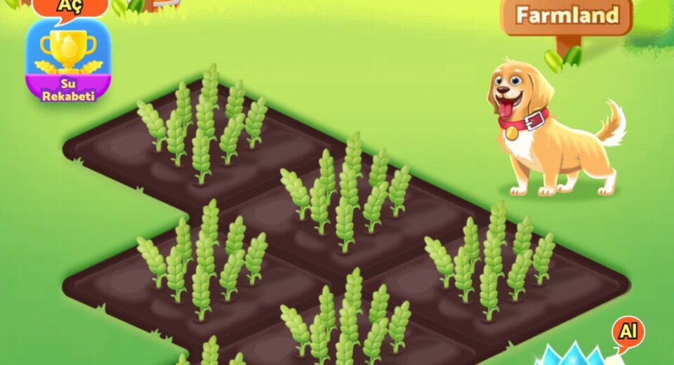 The user experience of Temu Farmland, showing the slow progress and potentially misleading nature of the game.