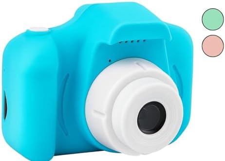 Kids Digital Camera with LCD Screen, 1080P Photo & Video, Shockproof Toy Camera for Boys & Girls, Includes USB Charging Cable & Neck Strap – (Pink) : Electronics - Görsel 2