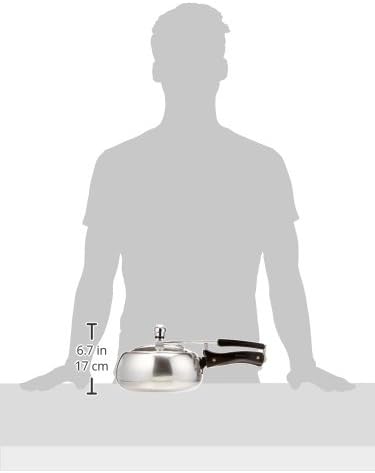 Hawkins Contura 2L Aluminium Inner Lid Pressure Cooker (Silver): Home & Kitchen - Görsel 2