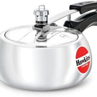 Hawkins Contura 2L Aluminium Inner Lid Pressure Cooker (Silver): Home & Kitchen