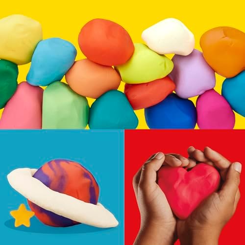 Play Doh Modeling Compound 10-Pack Case of Assorted Colors, Non-Toxic 2 oz. Cans, Back to School Gifts, Prizes, & Party Favors, Preschool Toys for Kids, Ages 2+ (Amazon Exclusive) : Toys & Games - Görsel 5