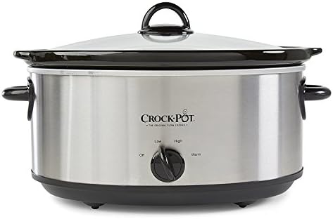Crock-Pot 7 Quart Oval Manual Slow Cooker, Stainless Steel (SCV700-S-BR), Versatile Cookware for Large Families or Entertaining: Home & Kitchen - Görsel 8