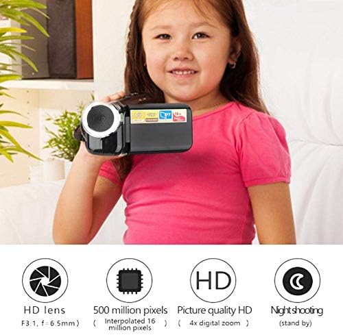 Kids Camera Camcorder, 16X HD Digital Video Camera with 2-inch TFT LCD Screen, for Kids or Vlog, 16MP Digital Camera for Children : Electronics - Görsel 2