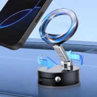 Seltureone Vacuum Suction Magnetic Phone Holder 360° Rotatable and Foldable Car Phone Stand for All Mobile Phones : Cell Phones & Accessories
